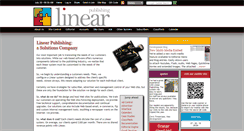 Desktop Screenshot of linearpublishing.com